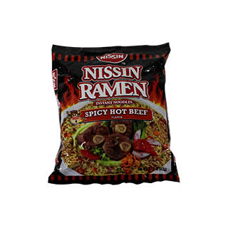 Nissin ramen Spicy Hot Beef
