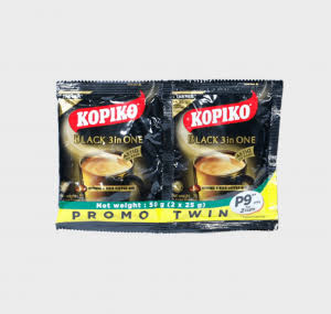 Kopiko Black 3-in-1 Coffee Twin Pack