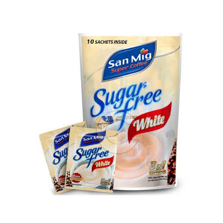 San Mig Coffee 3-in1 Sugar Free White Coffeemix