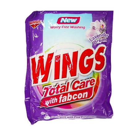 Wings Total Care Powder Detergent with fabric Conditioner Lavender Dream