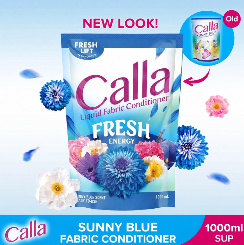 Calla Liquid Fabric Conditioner Sunny Blue
