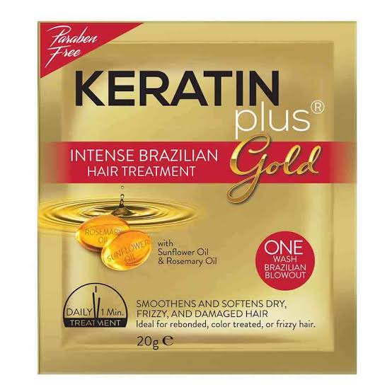 Keratin Plus Gold Intense Brazilian Hair Treatment Conditioner
