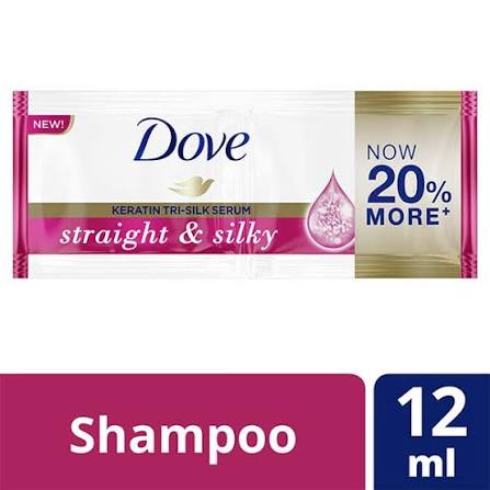 Dove Shampoo Straight & Silky Pink