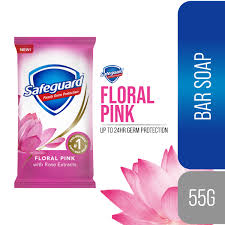 Safeguard Floral Pink with Aloe Bar Soap