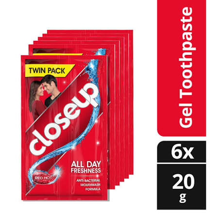 Close Up Red Hot Toothpaste Twin Pack