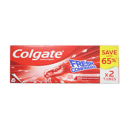 Colgate Fresh Confidence Spicy Fresh Toothpaste Twinpack