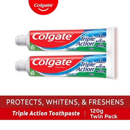 Colgate Triple Action Anti-Cavity Family Toothpaste twinpack